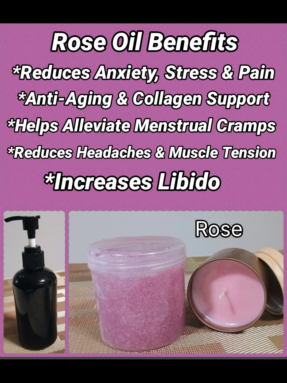 FootMaynia Rose Scented Foot Scrub, Body Lotion & Candle Set - Pink